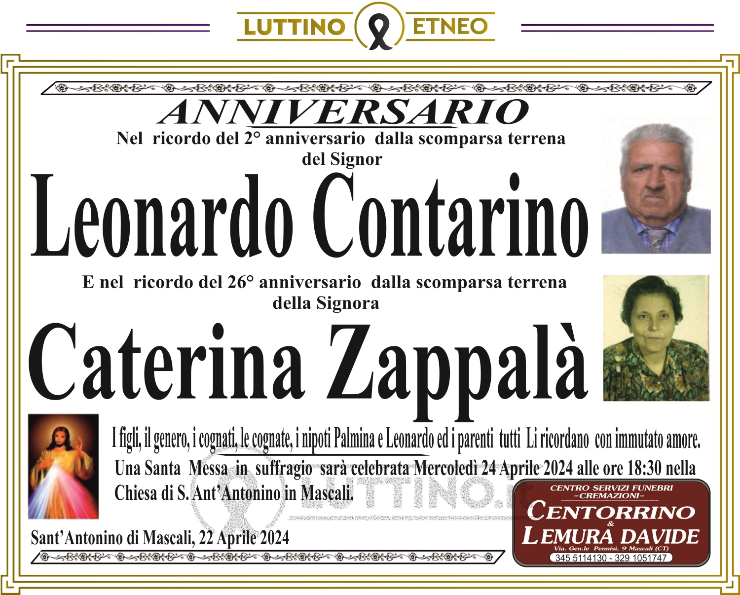 Caterina Zappalà  e Leonardo Contarino 